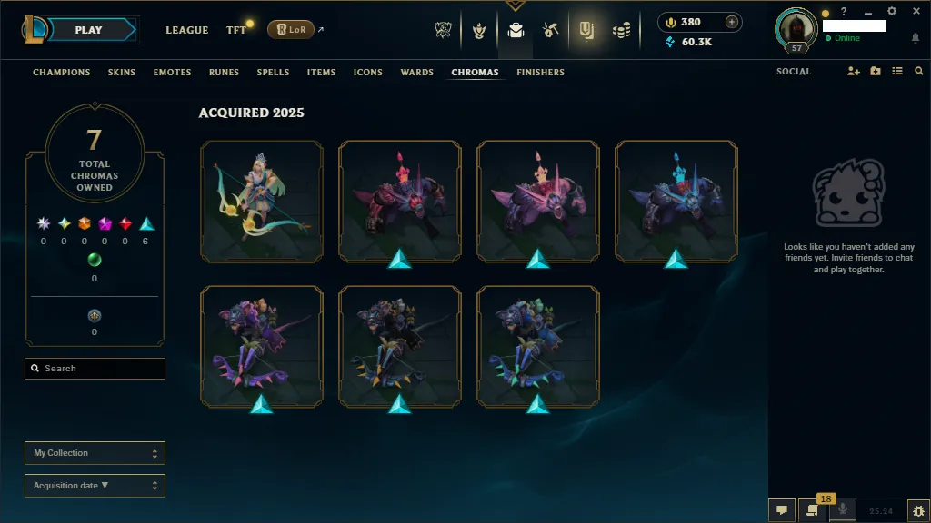 🌎NA 🔥S15 ☢️Platinum 4 🏆75 Champion 🔥19 Skins ❄️ 60k+ BE🔥Honor 5 ✅380 RP🚀instant delivery